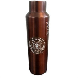 Starbucks Pikes Place Original Logo Copper SS Water Bottle 20oz