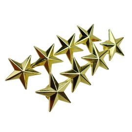UCCKEYI 2pcs WWII WW2 US Army Officer 4 Stars General Rank Badges Pin Gold - US
