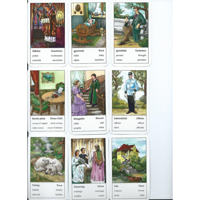 Hungarian Gipsy Fortune Telling Cards (Cigany Kartya) (KVIZ)