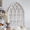 Sintosin Rustic Arched Window Frame 20 x 32 Inch, Hanging