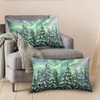 Kwlegh Winter Aurora Lumbar Pillow Covers 12x20 Set of 2