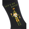 Burlington Nutty Nutracker Cotton Socks, Black 3000.