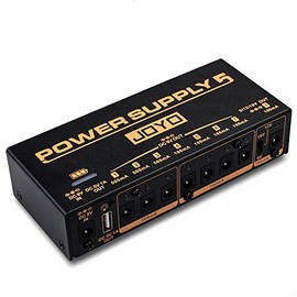 JOYO JP-05 Power Supply, Multi-Channel Mobile Guitar Pedal Power Supply, with 8 DC Outputs 9V/12V/18V & 1 USB Port