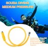 Poggapp Scuba Diving BCD Medium Pressure Hose Scuba Diving Regulator