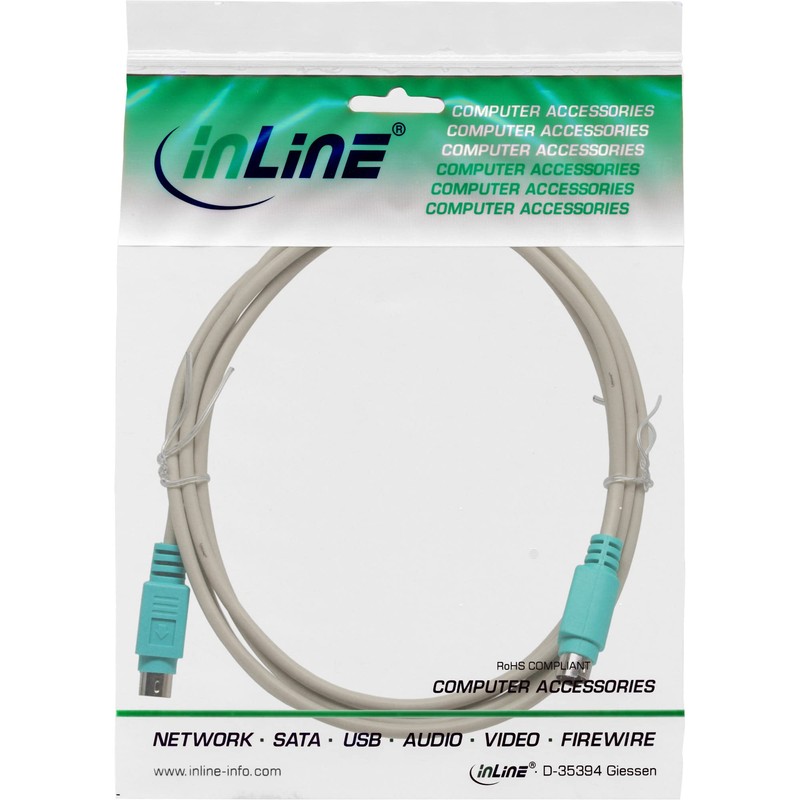 Intos Cable PS/2 PC 99 PS/2 Cable Male mDIN6 mDIN6