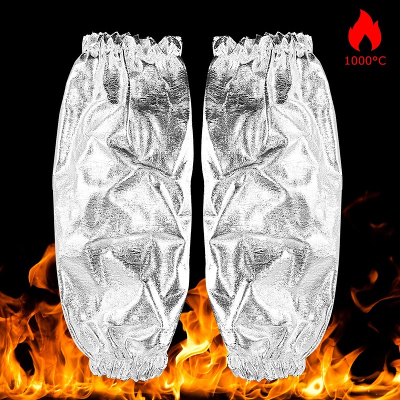 1000 Degree Heat Resistant Aluminum Foil Fireproof Oversleeve Arm Guard