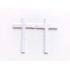 TH Set of 2 Tiny. Mini White Cross Logo Biker