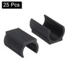 sourcing map 25Pack Rectangle Shaped Chair Legs Tips, Fitting 22mm