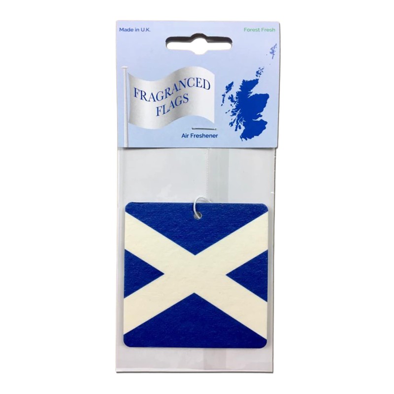 Saltire Air Freshener - Scottish Flag Design - Made in