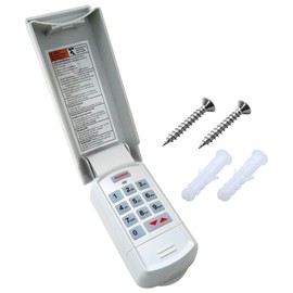 Zafina-UP Garage Door Opener Wireless Keyless Keypad Replace GK-R 37332R OKP-BX GK-BX GWKP, Fit for Genie 390 MHz, 9 & 12 Switch/2 Position Dip Switch 1985-1995