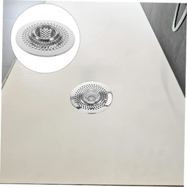 Operitacx Badewannen Abflusssieb Selbstklebender Haarfänger Perforiertes Design für Badezimmer und Dusche