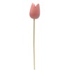 Wooden Tulip Decorative Stake 4 x 36 cm Pink Pack