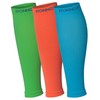 Tipi Toe Unisex Calf Compression Sleeve 3-Pairs Oceanic Oasis Green