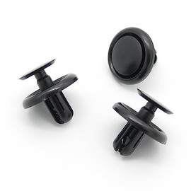 VVO Fasteners Plastic Windscreen Cowl or Scuttle Panel Clip, Black (Pack of 10)