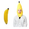 MXYZQDE Pack of 2 Banana Costume, Banana Hat, Cute and