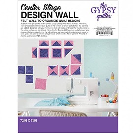 The Gypsy Quilter TGQ077 60" x 72" White Stage Wall Art - Purple