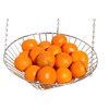 Deco Brothers Hanging Fruit Basket, 3-Tier, Chrome