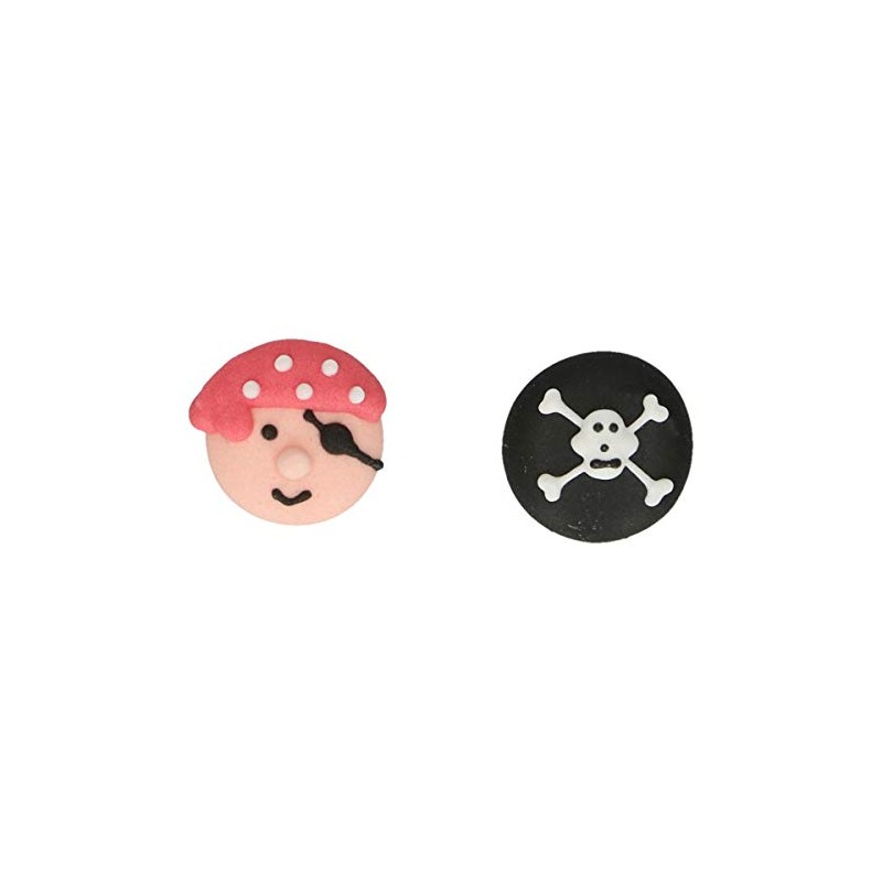 FunCakes Sugar Decorations Pirate Set of 12