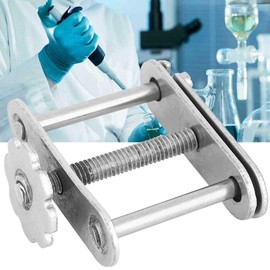 Atyhao Pack of 10 Hose Clamp, Laboratory Rubber Pipe Sealing Clip, Iron, Silver
