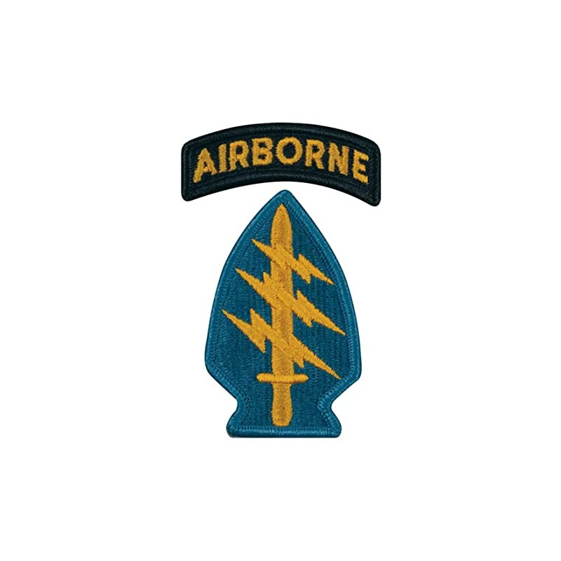 Special Forces Group AGSU Full Color Patch with Airborne Tab