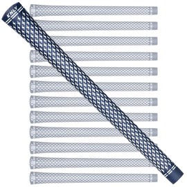 KNLY Golf Clips Set of 13 are all weather performance non-slip golf club grips designed with 360 lightning patterns and available in standard and medium sizes and 5 colors to choose from (standard, blue)