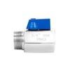 QWORK Mini Ball Valve, 4 Pack 3/4" Female & Male