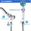 CWPW High Pressure Shower Heads, Handheld Turbo Fan Shower, Hydro