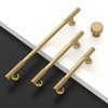 Asidrama 10 Pack 3.75 Inch(96mm) Champagne Bronze Cabinet pulls Kitchen