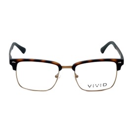 Calabria Viv 257 Metal Reading Glasses +3.50 Tortoise Havana Men Women Vintage Single Power Reader Trendy Eyeglasses w/Case