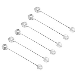 Stainless Steel Honey Dipper Stick Set of 6, Honey Dippers for Honey Pots, 20.4cm/7.7 inches Honey Stirrers