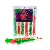Merry Christmas Rock Candy - Red and Green Large Individually