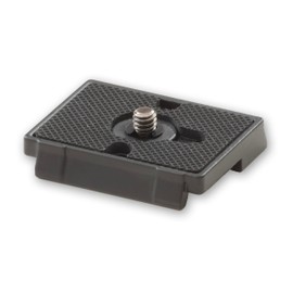 DANGER BUDDIES Tripod Mount for Manfrotto Tripod - Quick Release Mounting Plate with 1/4" 1/4-20 Stainless Steel Mounting Screw and Rubber Grip - Compatible with PL200 RC2 - (Black)