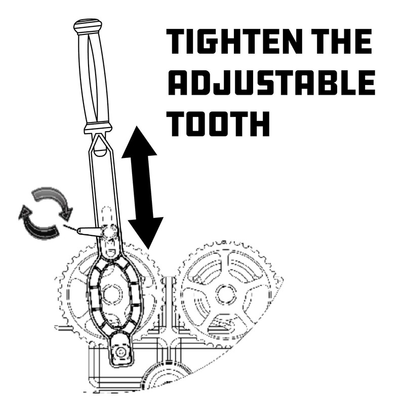 Powerbuilt Universal Timing Gear Holder Tool Kit, Tools to Remove