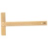 Alvin, W24, Wood Academic T-Square, Smooth Natural Finish - 24"