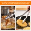 3‑Pack Stainless Steel Kitchen Serving Tongs for Buffet Party Catering
