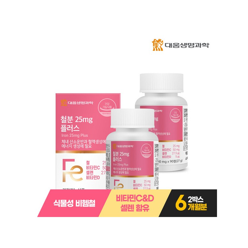 Daewoong BioScience (Hyundai Hmall) Daewoo Life Science Iron 25mg Plus