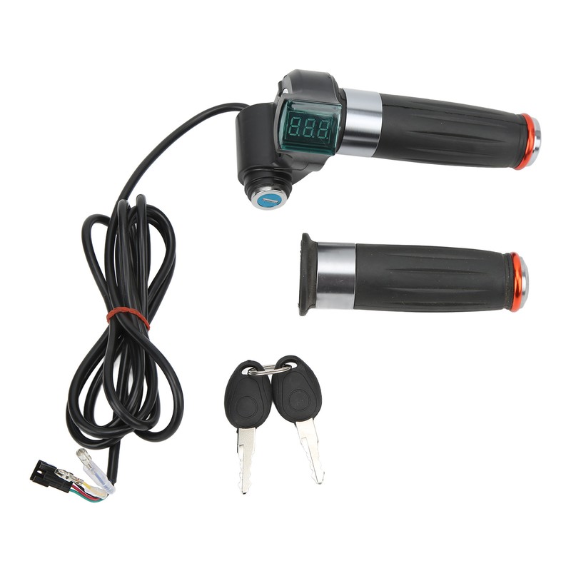 Electric Bike Handlebar Throttle Twist Grip Plastic Twist Throttle Accelerator