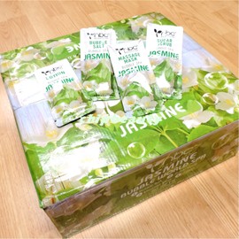 Beautilab Spa Pedicure Manicure Kit 4 in1 (4 Step) Luxury Scent Jasmine 50 Sets/Case