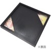 Ishida 52144 Kyo-Yuzen Horn Tray, Black, 7.1 inches (18 cm)