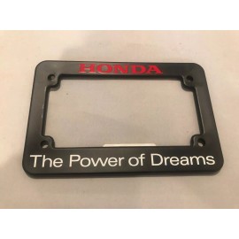 Honda Genuine Honda Power of Dreams Motorcycle License Plate Frame