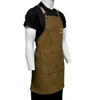 ChefsCloset Cotton Elmwood Cross Back Apron, Coffee Brown