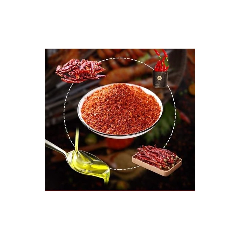 Starry Mart Hot Red Pepper Powder Flakes (Gochugaru Korean Chilli