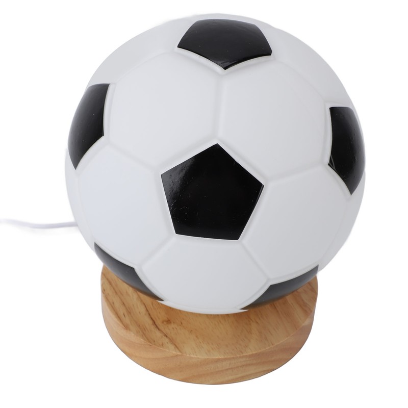 Soccer 3D Lamp Night Light with Remote Control Timer Soft