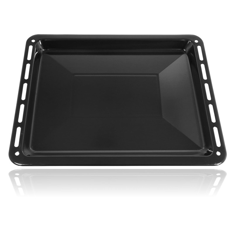 SPARES2GO Large Vitreous Enamel Oven Baking Tray Compatible with Flavel,