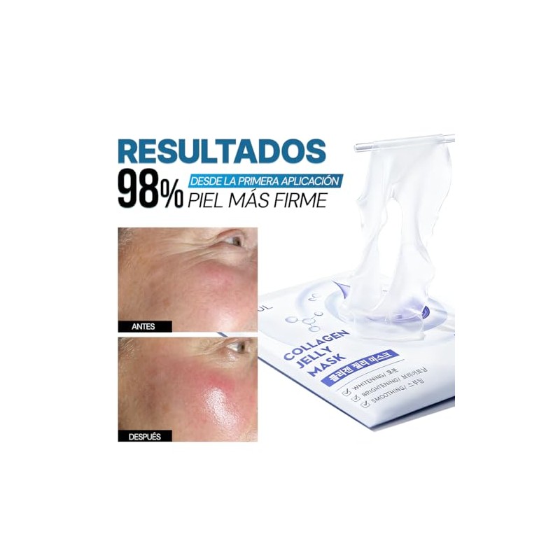 SEYOUL Pro Jelly Mask, Mascarilla Hydrogel Overnight con Colágeno de