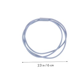 PACKOVE 24pcs Elastic Hair Ties for Ponytails Nonslip Basic Hair Bands for Women and Men Soft and Comfortable Hold for Everyday Use Great for Work Exercise and Casual Styles