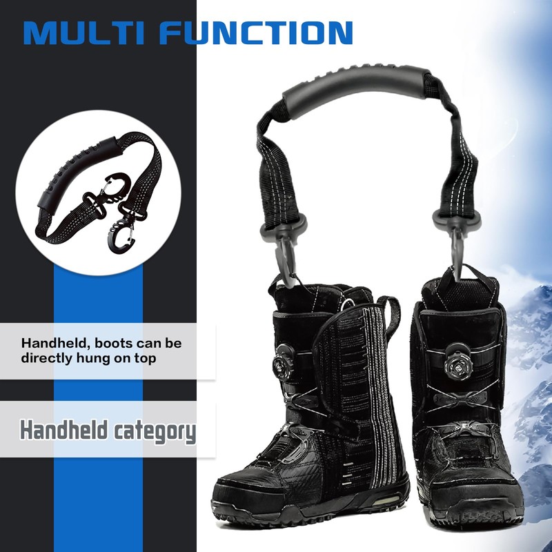 Pack of 2, Ski Carry Strap and Poles, Carry Strap,