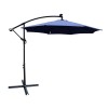 10 ft Outdoor Solar Powered LED Lighted Patio Umbrella Waterproof