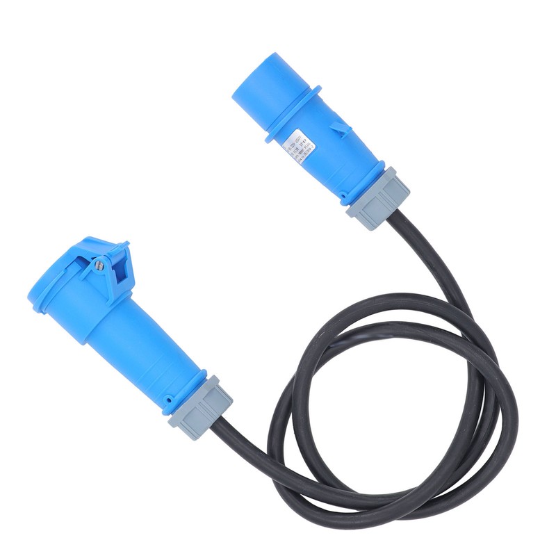Camping Adapter Cable Male to Female 16A Coupling High Current