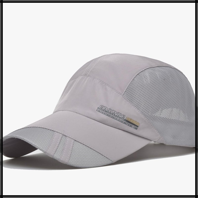 [ホワイトファング] アウトドア 帽子 速乾性 メッシュ キャップ デザイン 軽量 シンプル メンズ